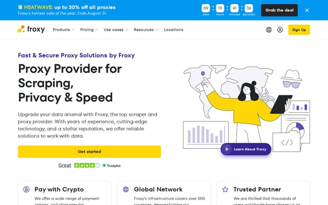 Screenshot of froxy.com