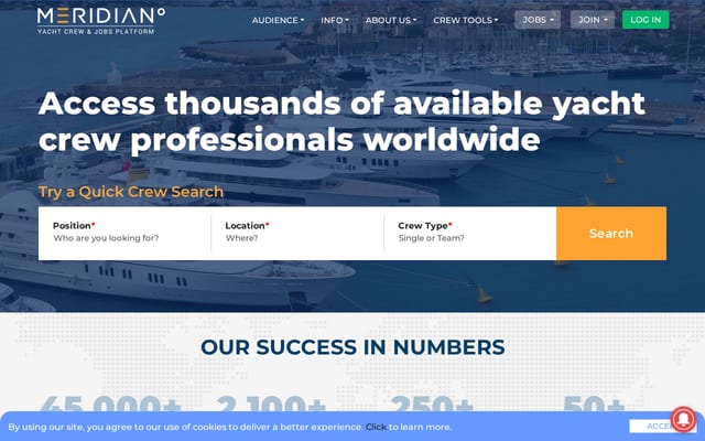 Screenshot of crew4crew.net