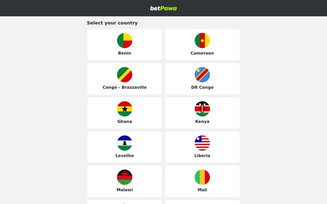 Screenshot of betpawa.com