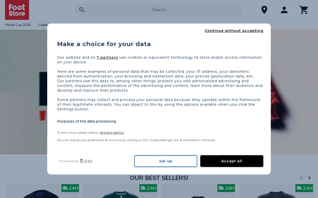 Screenshot of foot-store.com