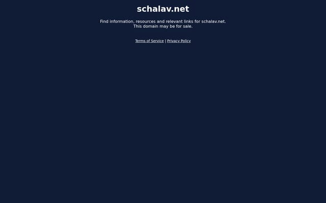 Screenshot of schalav.net