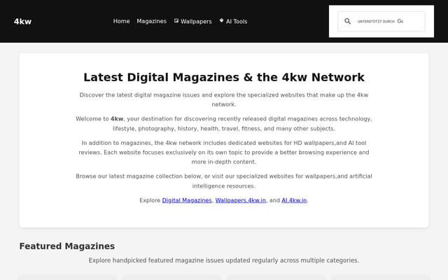 Screenshot of 4kw.in