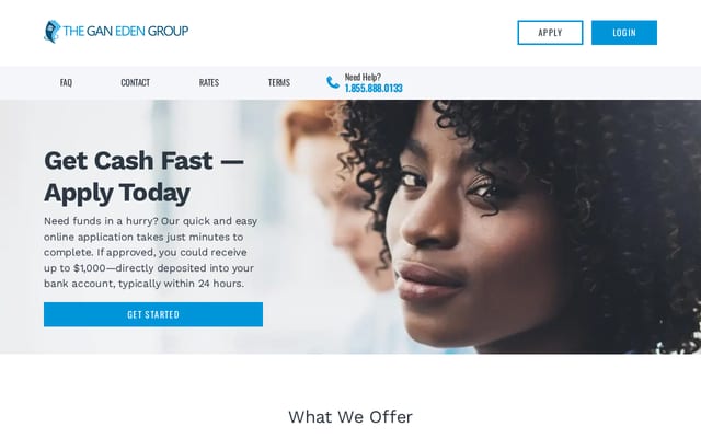 Screenshot of theganedengroup.com