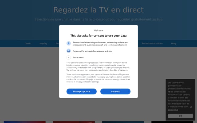Screenshot of ledirect.fr
