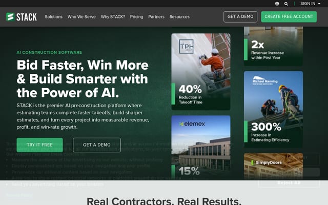 Screenshot of stackct.com
