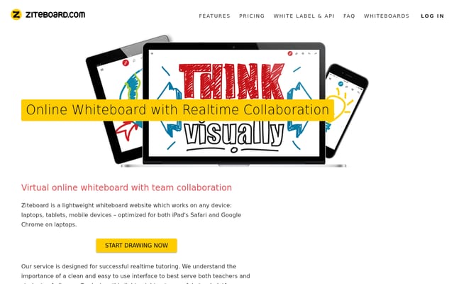 Screenshot of ziteboard.com