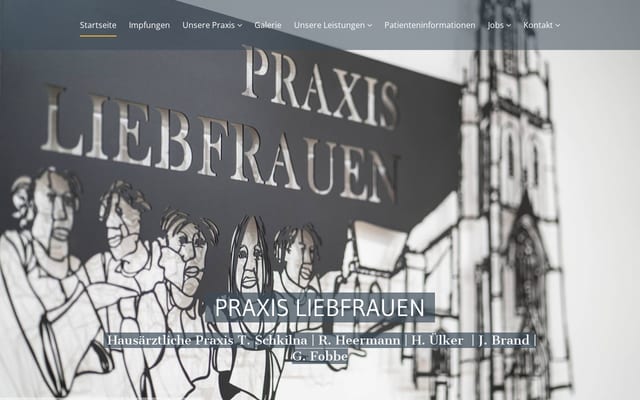 Screenshot of praxis-liebfrauen.de