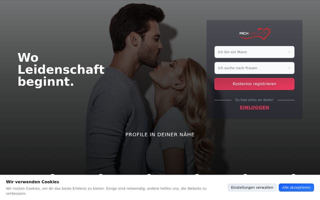 Screenshot of michverlieben.com