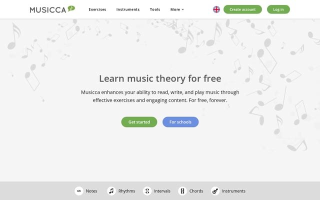 Screenshot of musicca.com