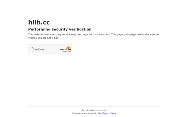 Screenshot of hlib.cc