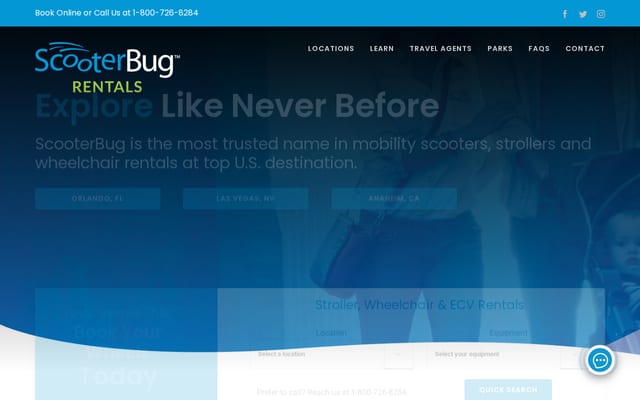 Screenshot of scooterbug.com