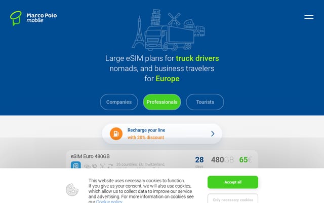 Screenshot of marcopolo.net