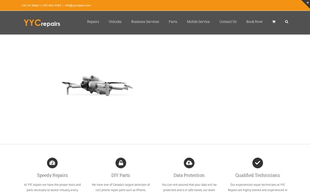Screenshot of yycrepairs.com