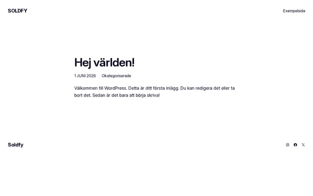 Screenshot of soldfy.se