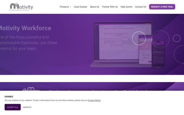 Screenshot of motivitymobile.com