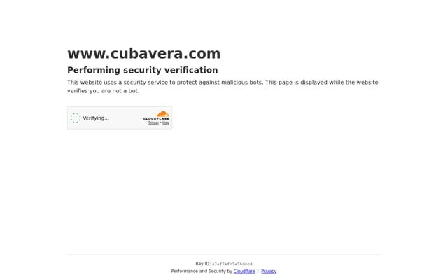 Screenshot of cubavera.com