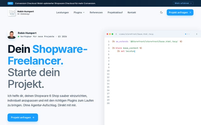 Screenshot of rh-webdesign.com