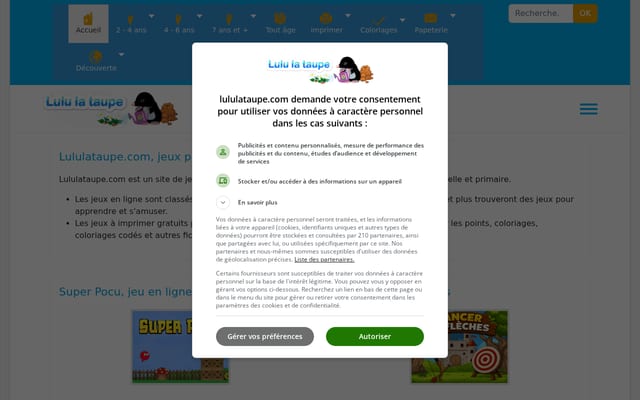 Screenshot of lululataupe.com