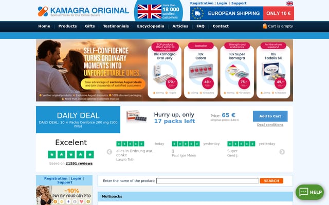Screenshot of kamagraoriginal.to