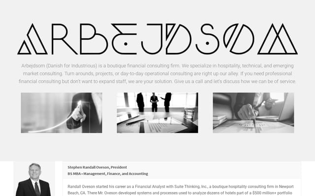 Screenshot of arbejdsom.com