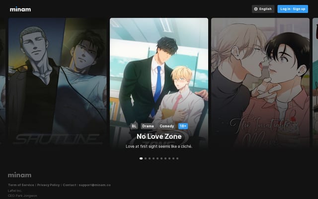 Screenshot of minam.co
