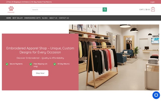 Screenshot of pawae.com