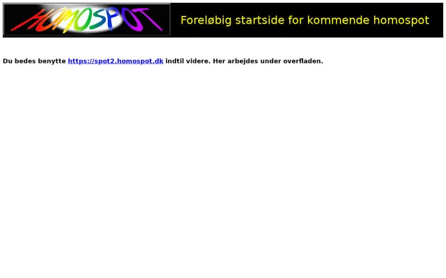 Screenshot of homospot.dk