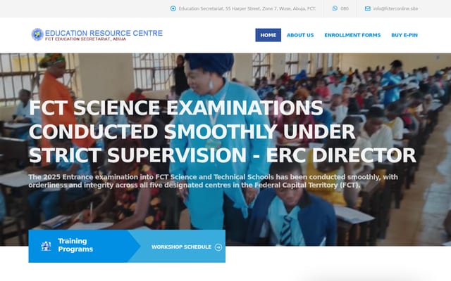 Screenshot of fcterconline.site