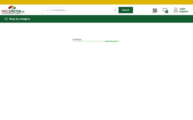 Screenshot of pricemeter.pk