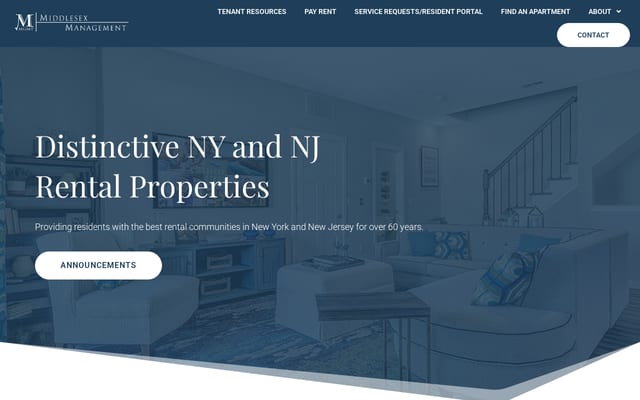Screenshot of middlesexmgmt.com