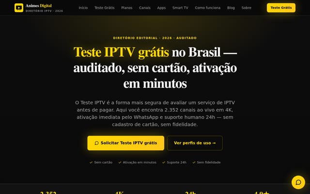 Screenshot of animesdigital.com.br