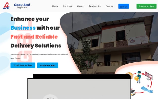 Screenshot of gaaubesi.com