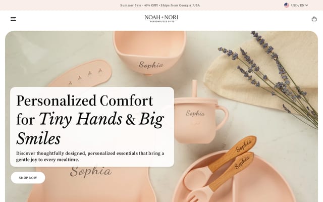 Screenshot of noahnori.com