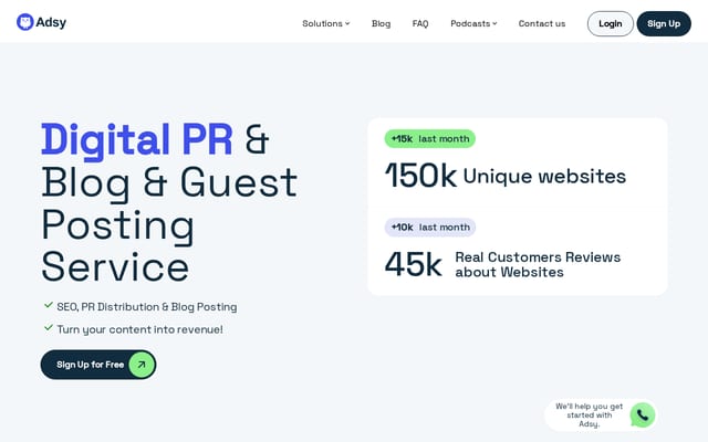 Screenshot of adsy.com