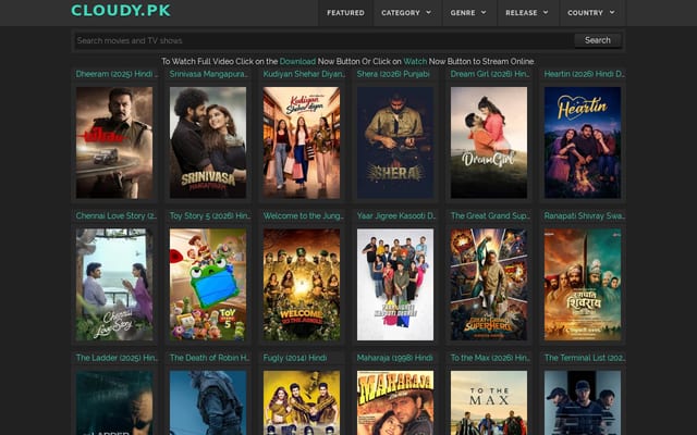 Screenshot of cloudy.com.pk