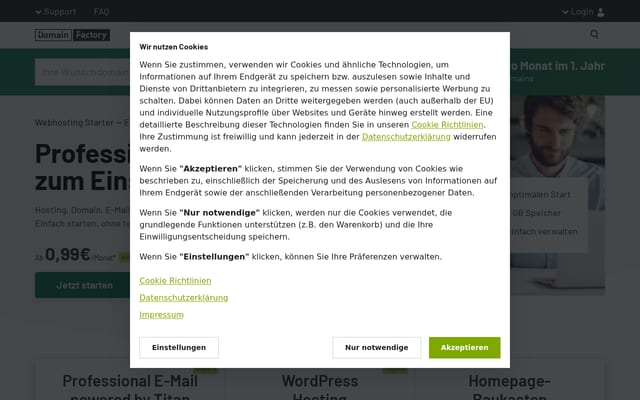 Screenshot of df.eu