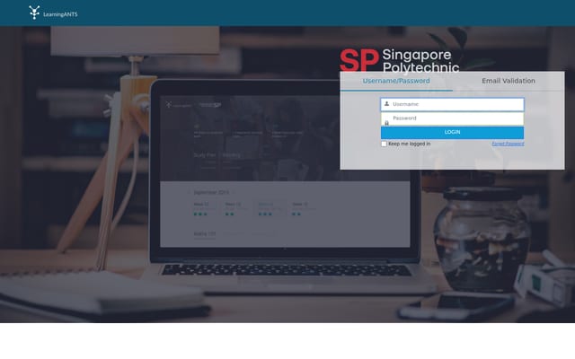 Screenshot of learningants.com