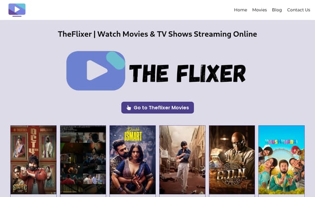Screenshot of theflixer.net