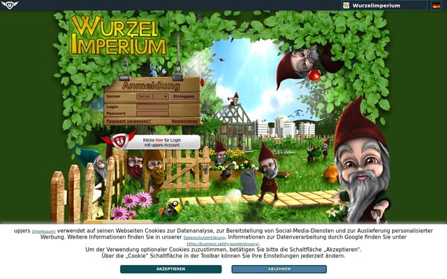 Screenshot of wurzelimperium.de
