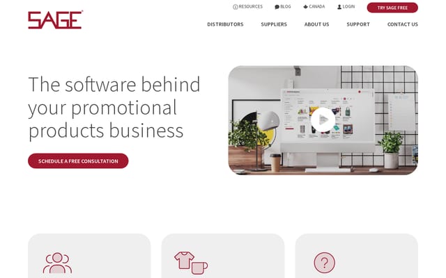 Screenshot of sageworld.com