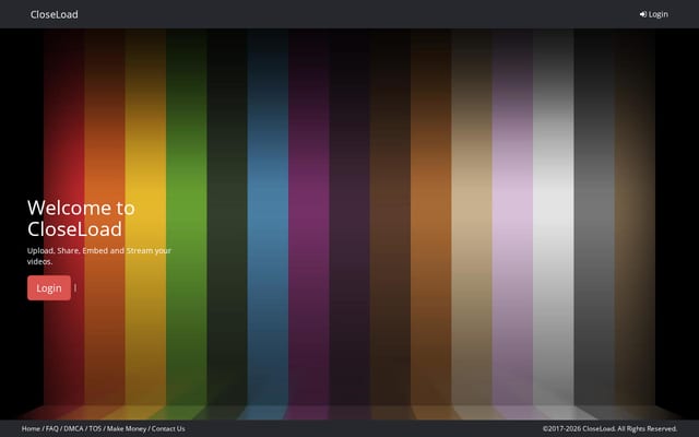 Screenshot of closeload.com
