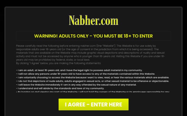 Screenshot of nabher.com