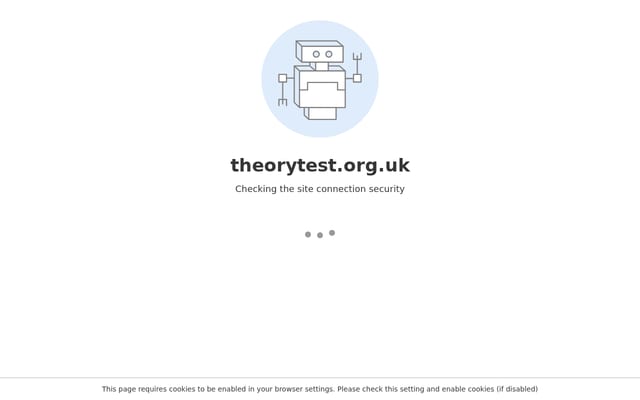 Screenshot of theorytest.org.uk