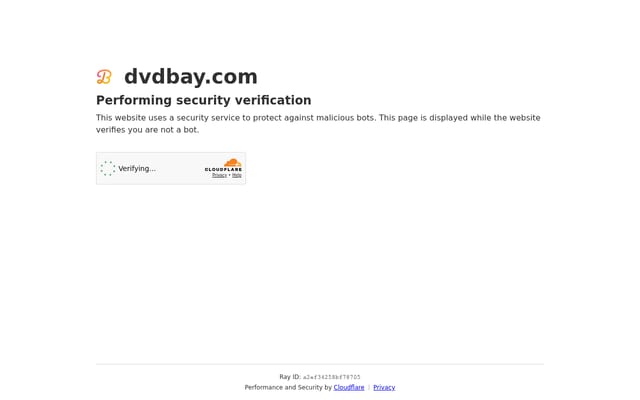 Screenshot of dvdbay.com