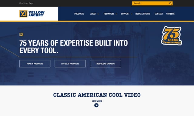 Screenshot of yellowjacket.com