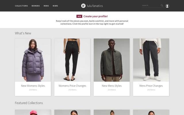 Screenshot of lulufanatics.com