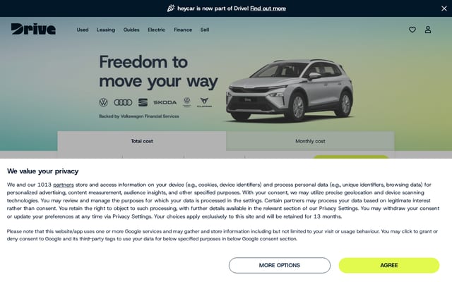 Screenshot of hey.car