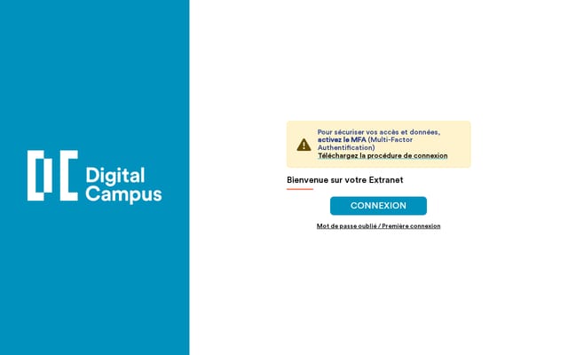 Screenshot of digital-campus.net
