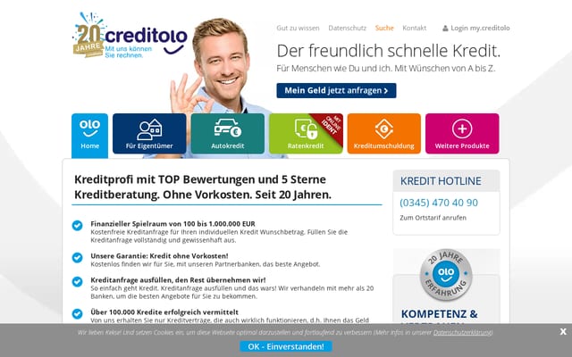 Screenshot of creditolo.de