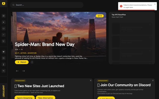 Screenshot of lekuluent.et